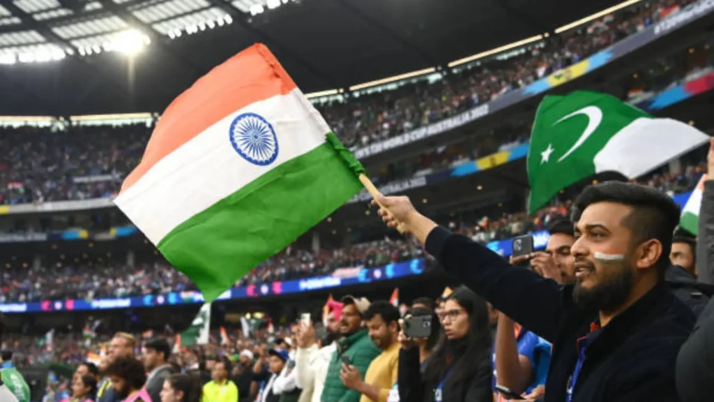 India vs Pakistan WCL 2025: Clash of Cricket Legends 3 Ind vs Pak - Crowd celebrating arch rivals game