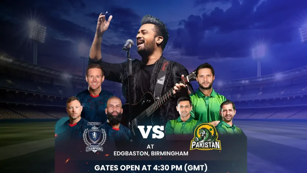 WCL Season 2 Starts with England vs Pakistan Legends Clash 3 Atif Aslam WCL Opening Ceremony