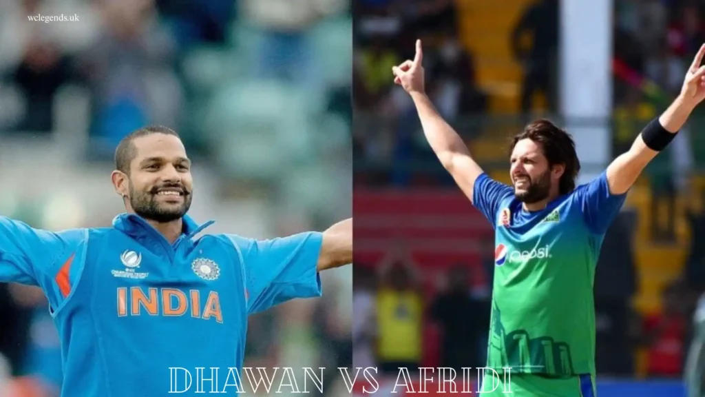 Dhawan vs Afridi: Cricket's Biggest Rivalry Returns in WCL T20 2 Afridi vs Dhawan - WCL 2025