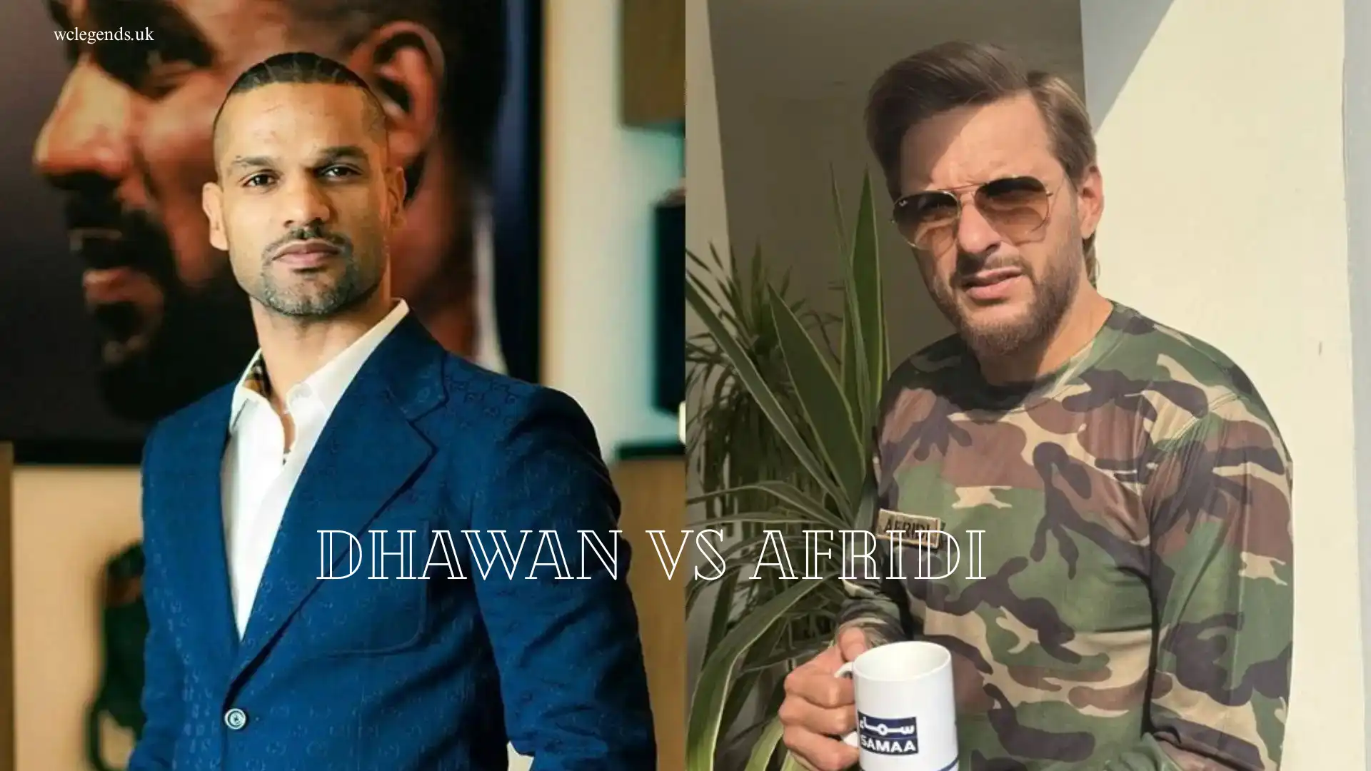 Dhawan vs Afridi: Cricket's Biggest Rivalry Returns in WCL T20 1 Dhawan vs Afridi