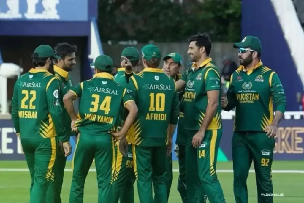 WCL Season 2 Starts with England vs Pakistan Legends Clash 6 Pak Champions Team