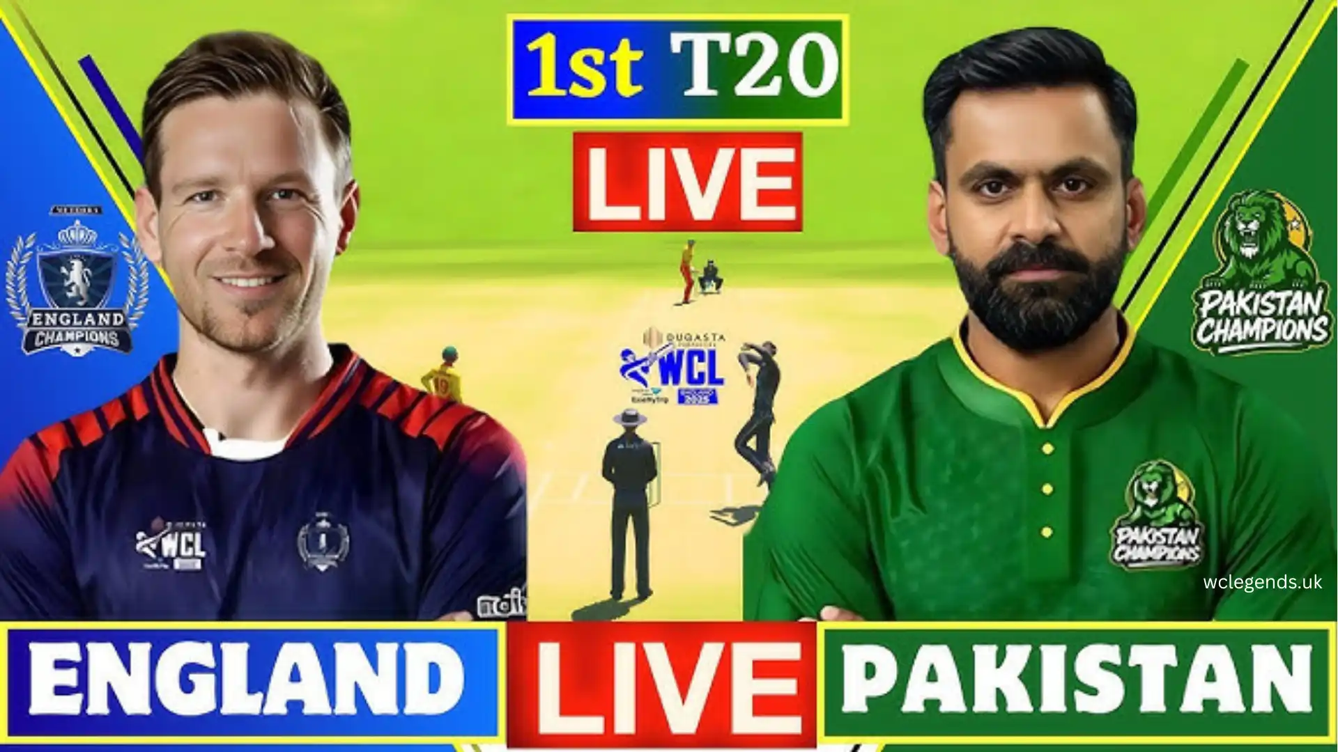 Pakistan Champions Set 161 for England in WCL 2025 Opener 1 Pak vs Eng Champions