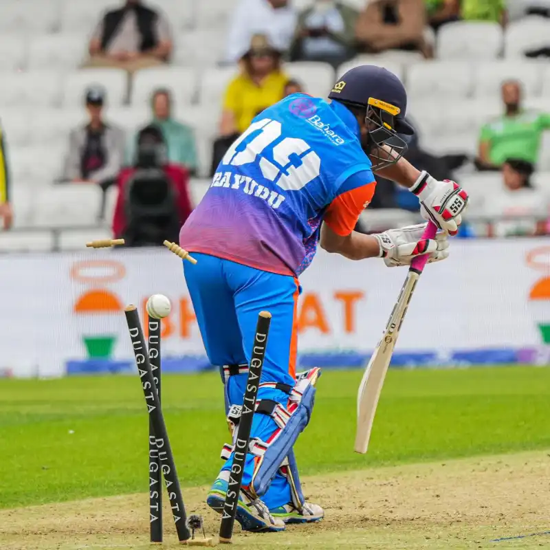 Australia Edge India Champions in Last-Ball Thriller at Headingley 2 Rayudu clean bowled