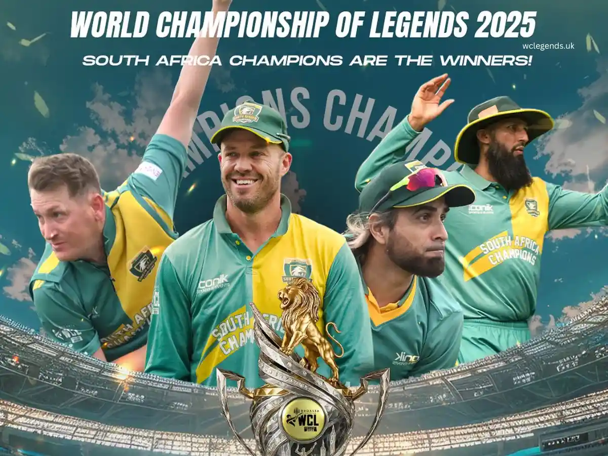 World Championship of Legends 2026 — WCL Season 3 8 South Africa Champions celebrate winning the World Championship of Legends 2025